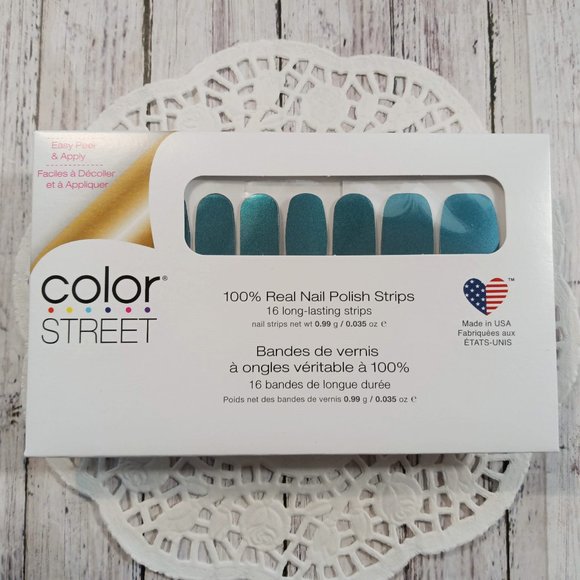 Color Street 100% Nail Polish Strips Aquatic Behavior Duochrome - Picture 2 of 5